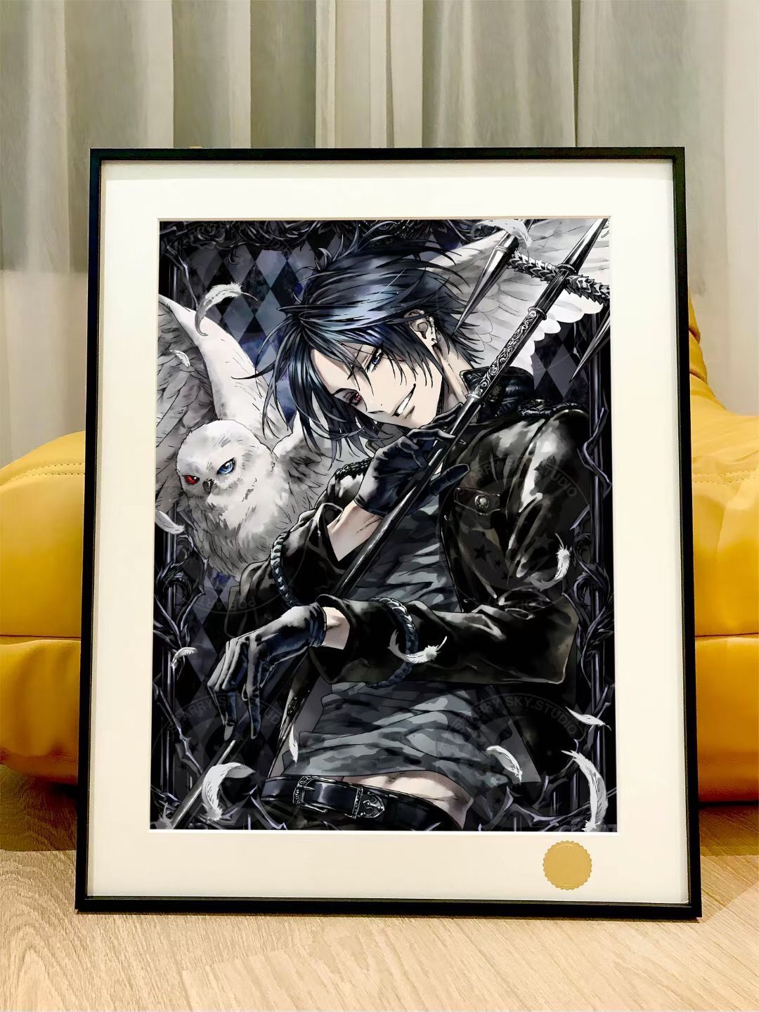 Framed Dino Cifer Artwork A3 Size