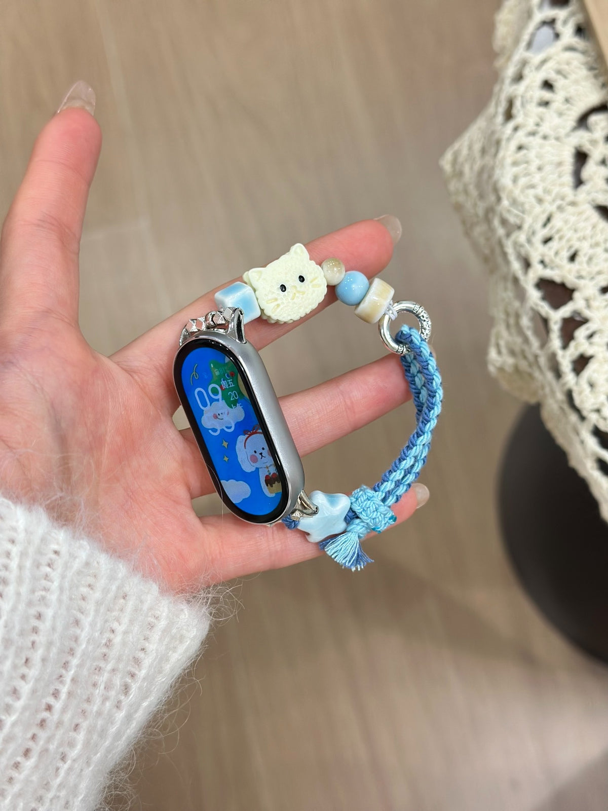 Beaded Wristband for Xiaomi Band 10 9 8