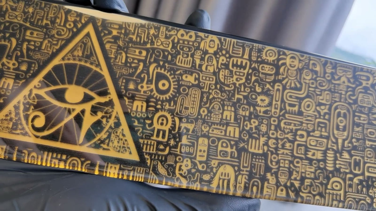 Egyptian Black Gold Keyboard Wrist Rest
