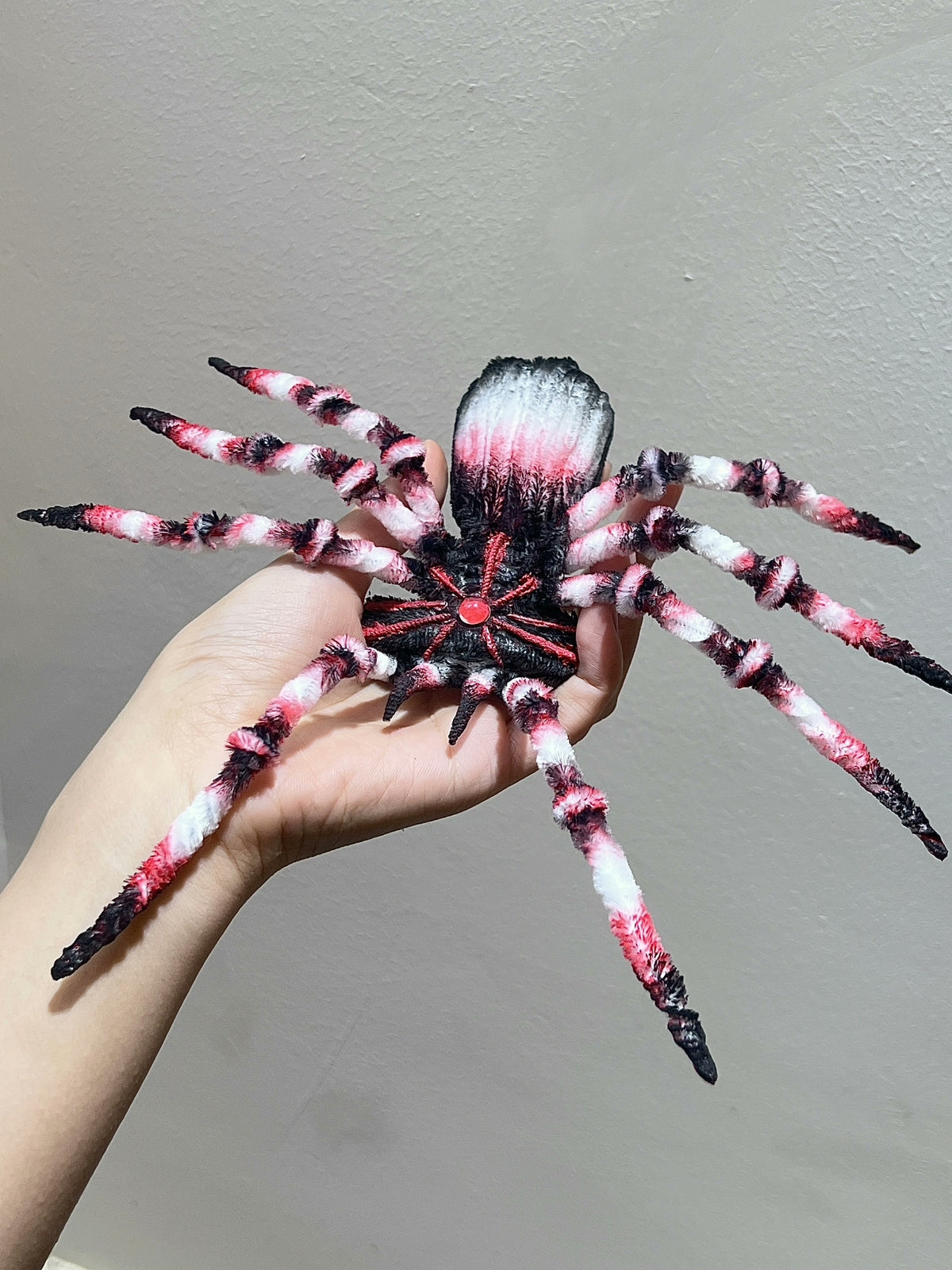 Chenille Spider Plush Dark Fantasy Doll