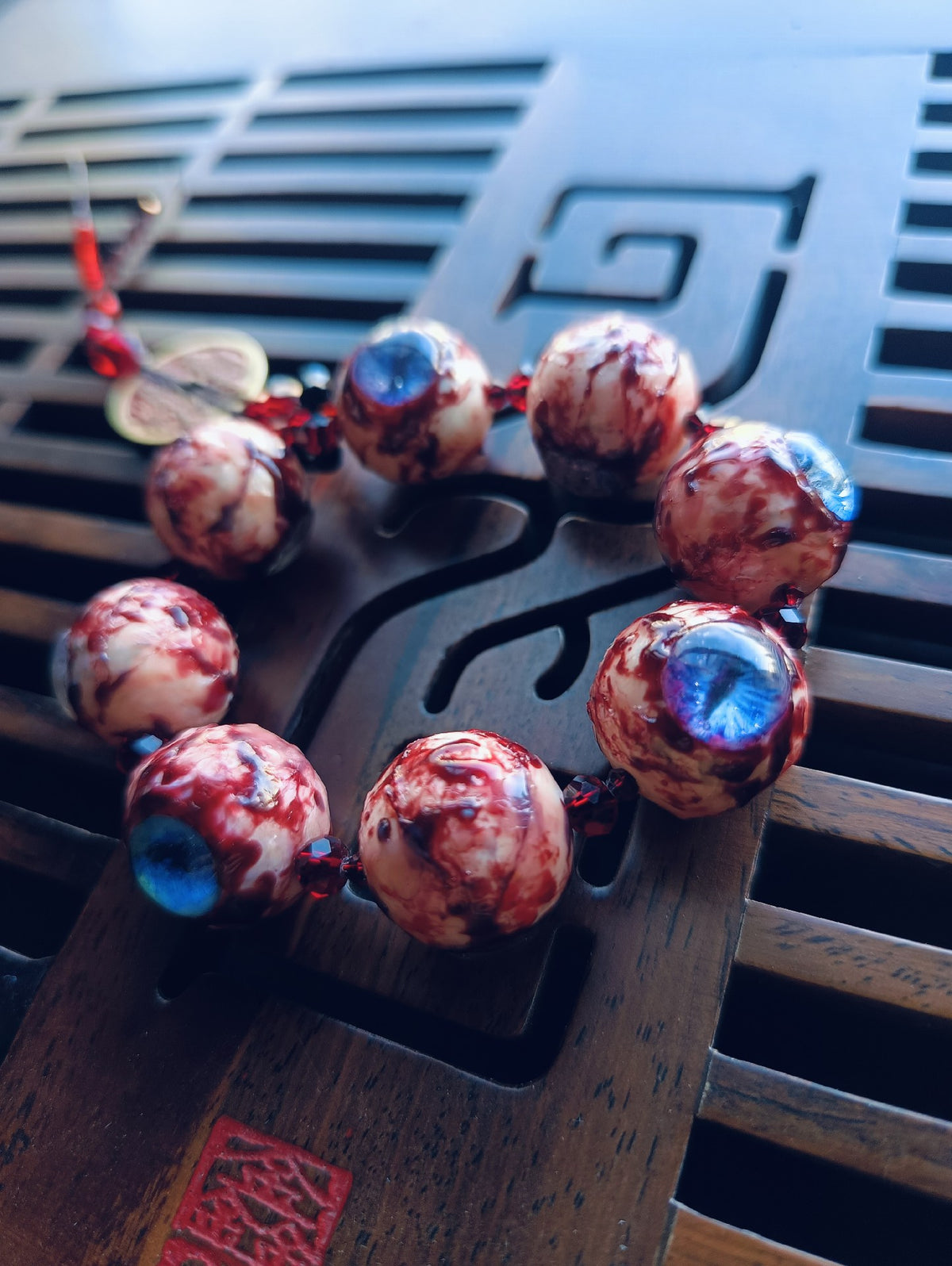 Cthulhu Realistic Eyeball Resin Bracelet