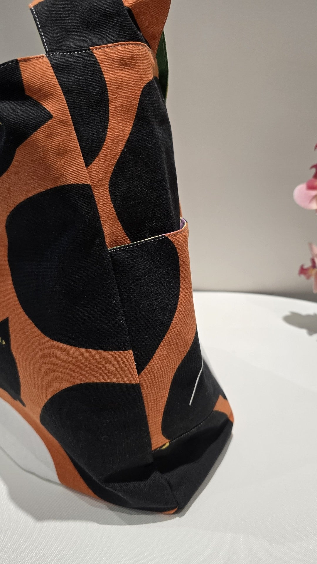 Reversible Cat Print Shoulder Bags