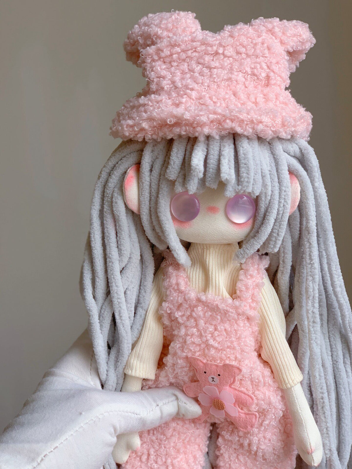 Handmade 32cm Muslin Ghost Doll