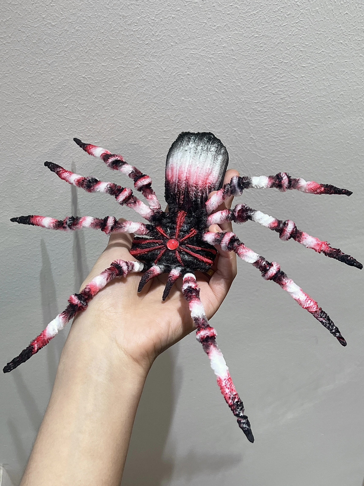 Chenille Spider Plush Dark Fantasy Doll