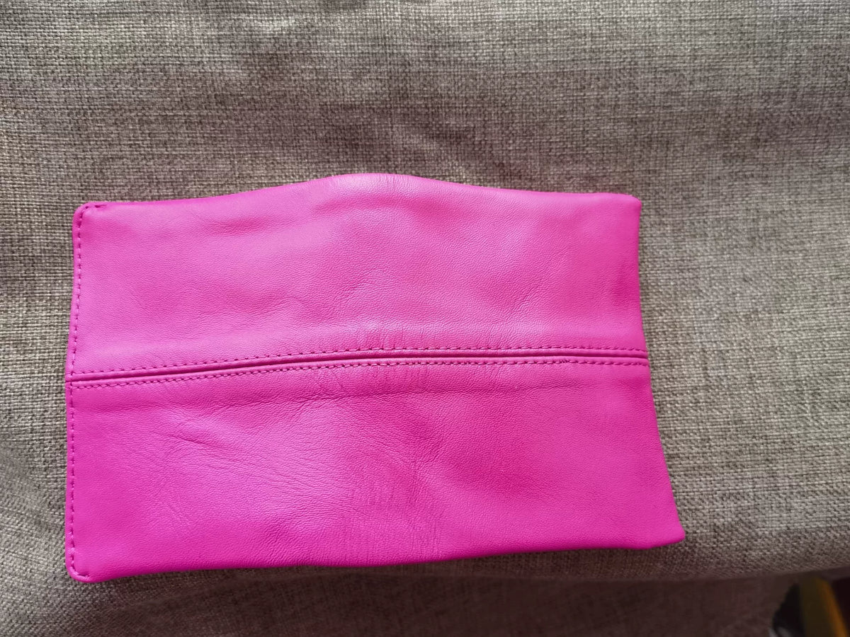 Copertina per Planner M5 in pelle di pecora rosa