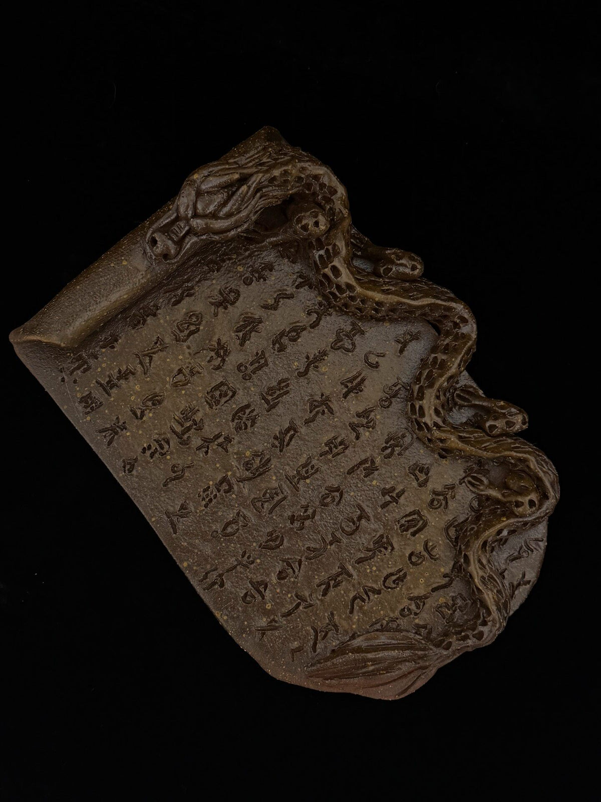Wood-Fired Oracle Bone Dragon Tea Tray
