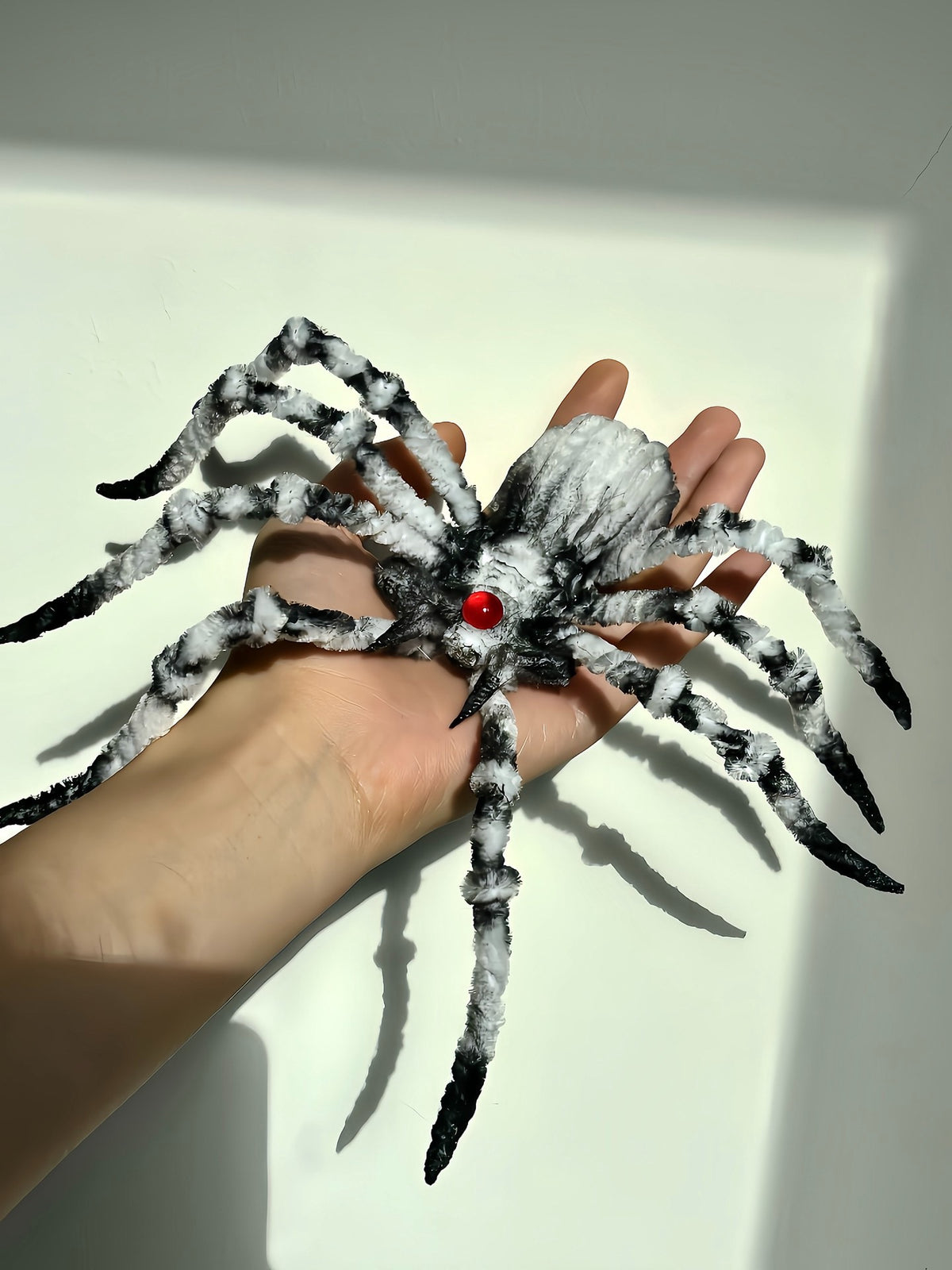 Handmade Chenille Spider Plush Toy