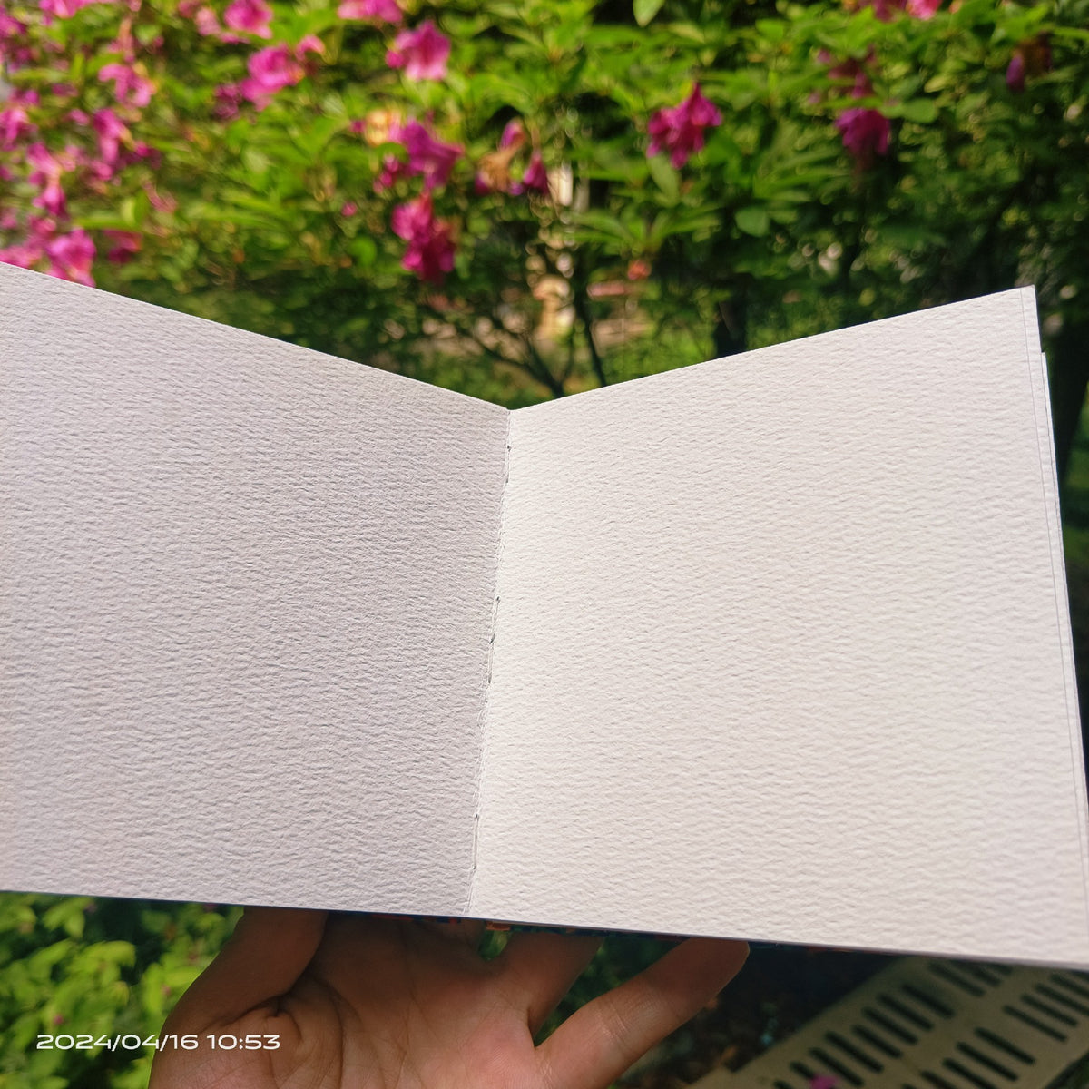 Handcrafted Watercolor Sketchbook Liberty Cotton Cover