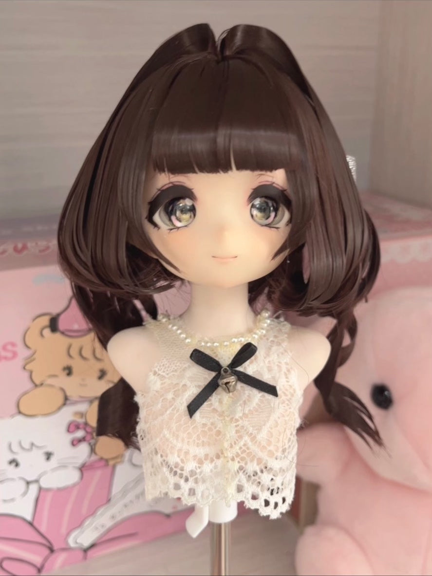 Chocolate Brown Anime Doll Wig