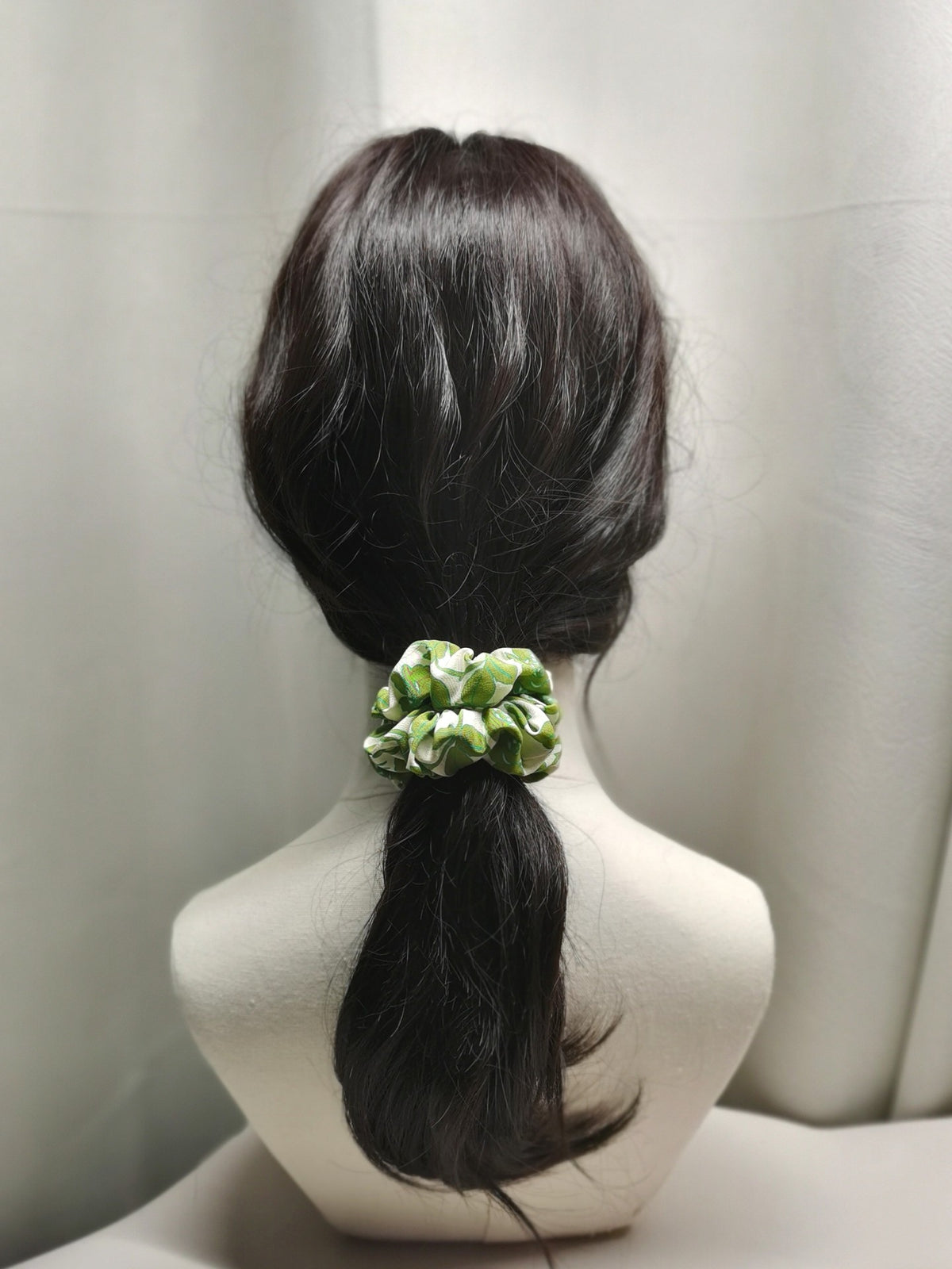 Pure Silk Mint Green Scrunchie