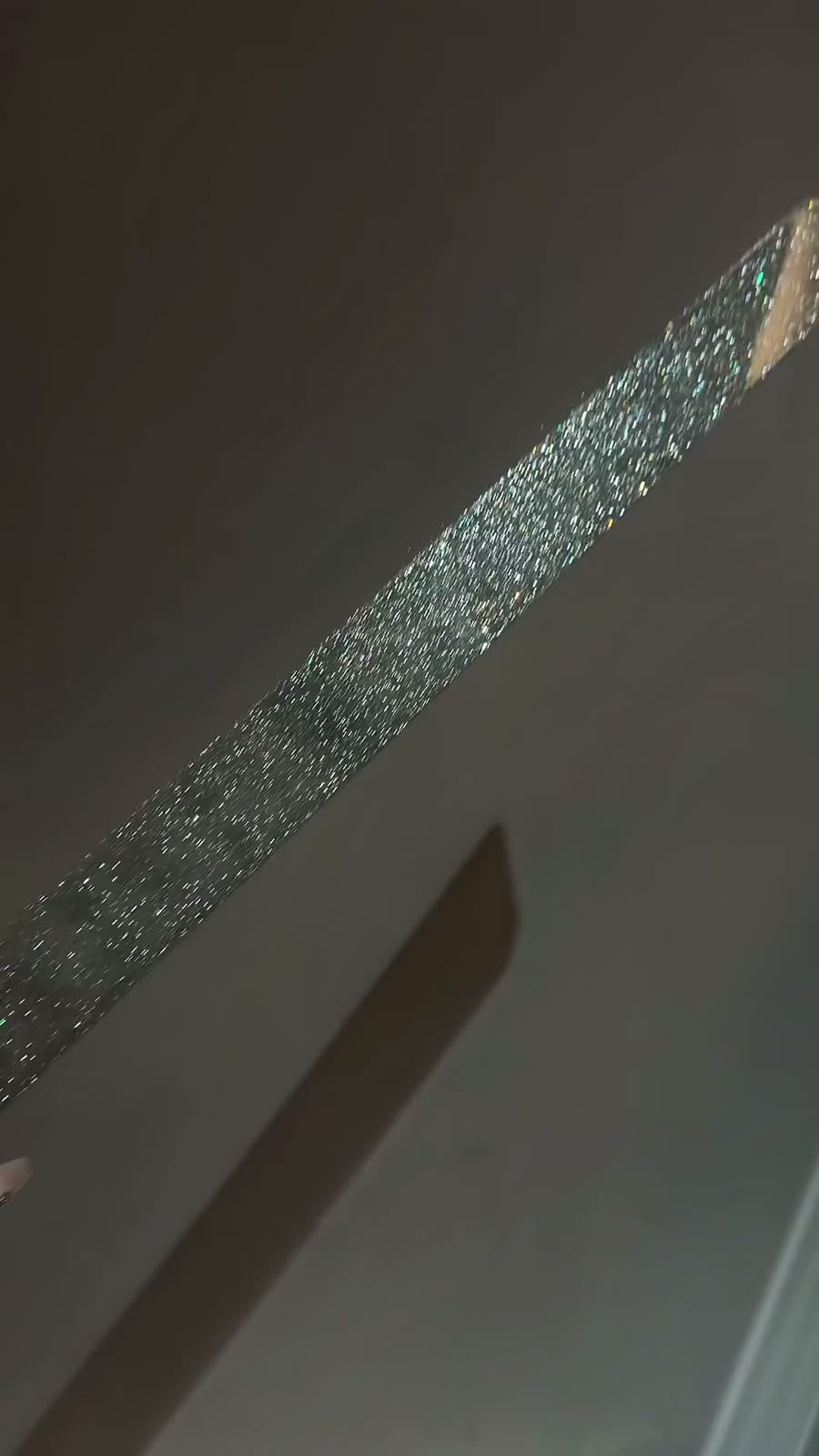 Chrome Hearts Alloy Tag Ruler Glitter