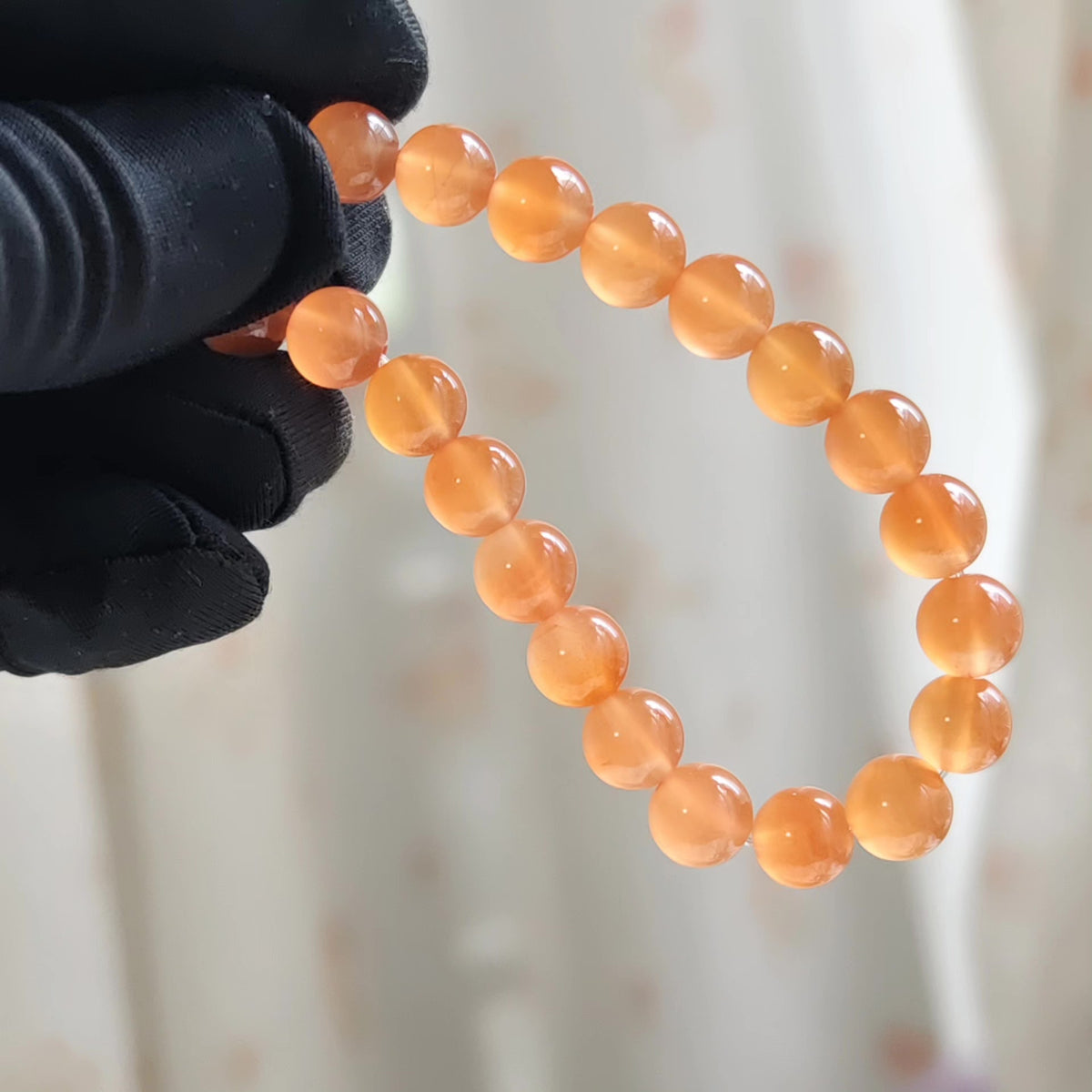 Südlicher roter Achat Eisorange Armband