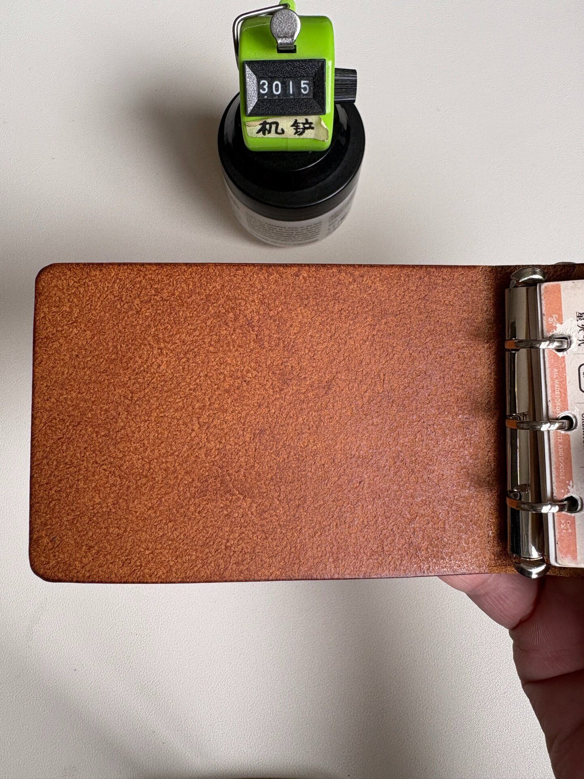 Pueblo Leather Binder with Three Rings