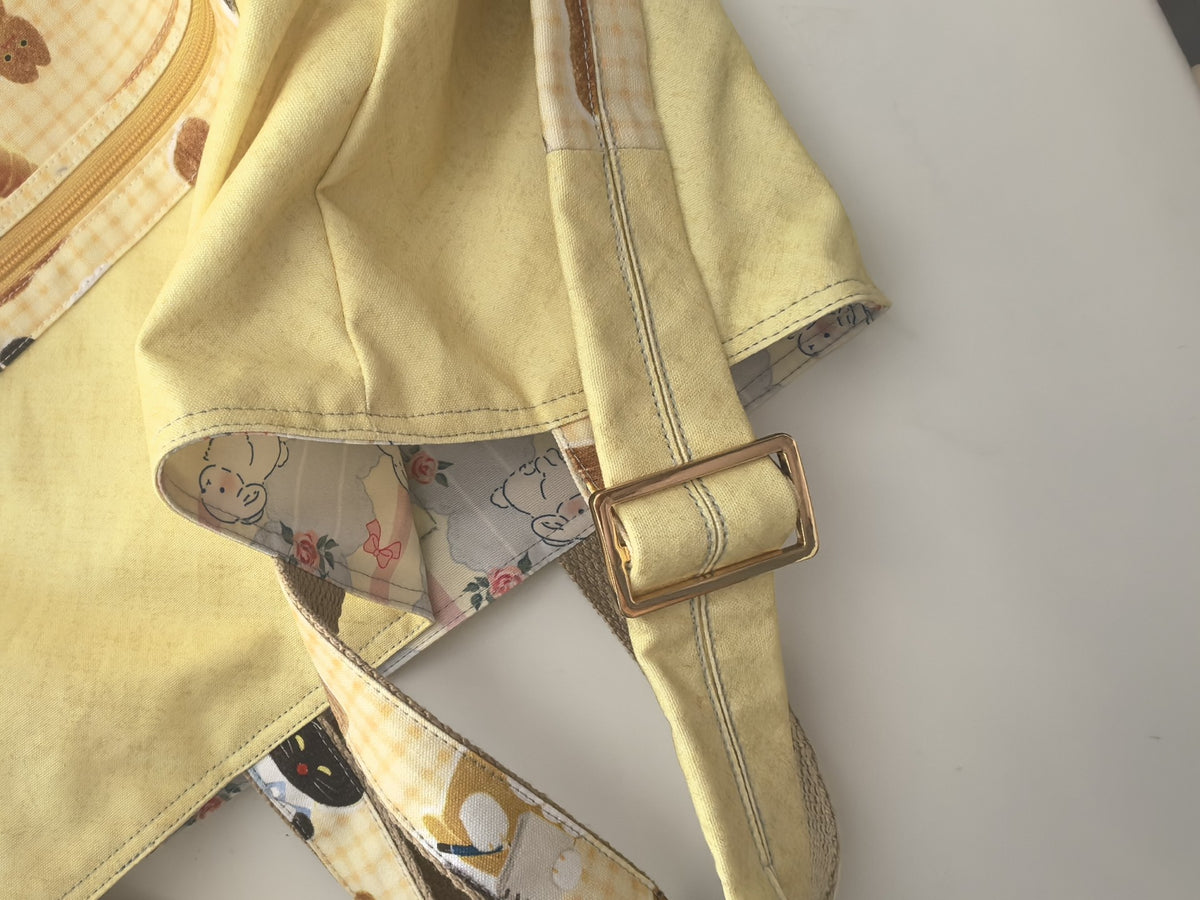 Bread Cat Canvas Tote Bag