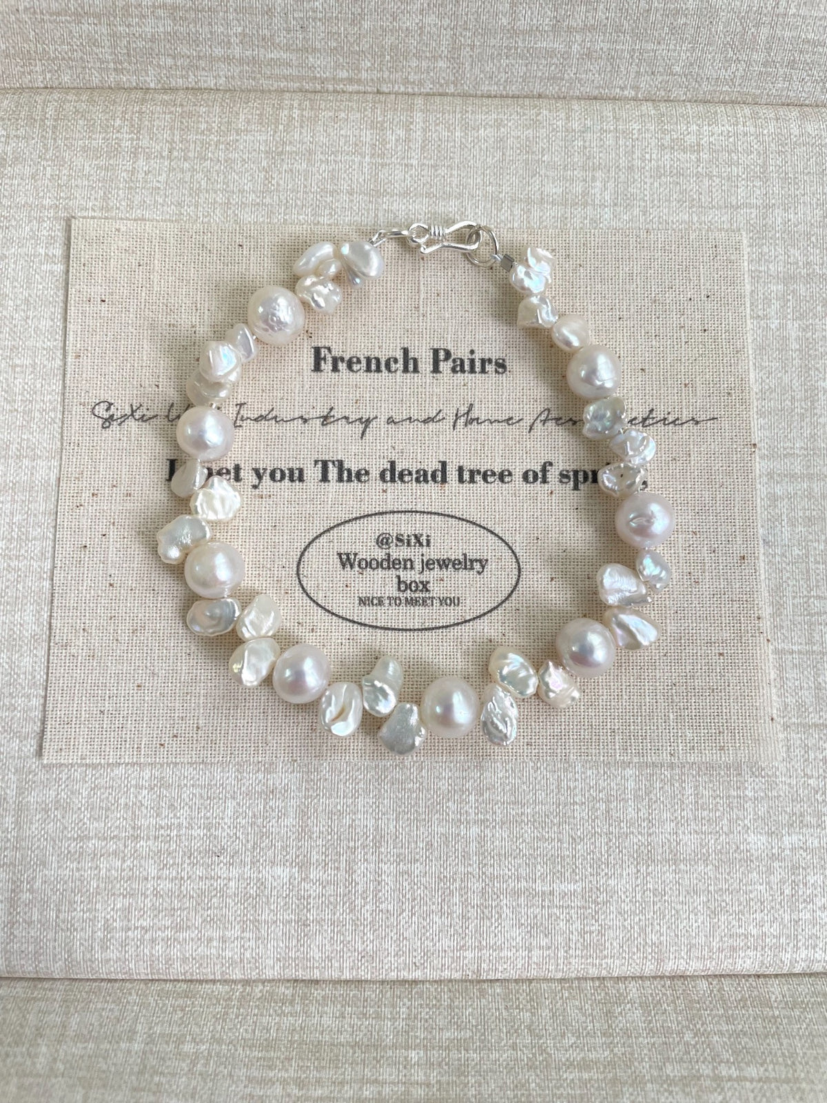 Natural Baroque Pearl Bracelet