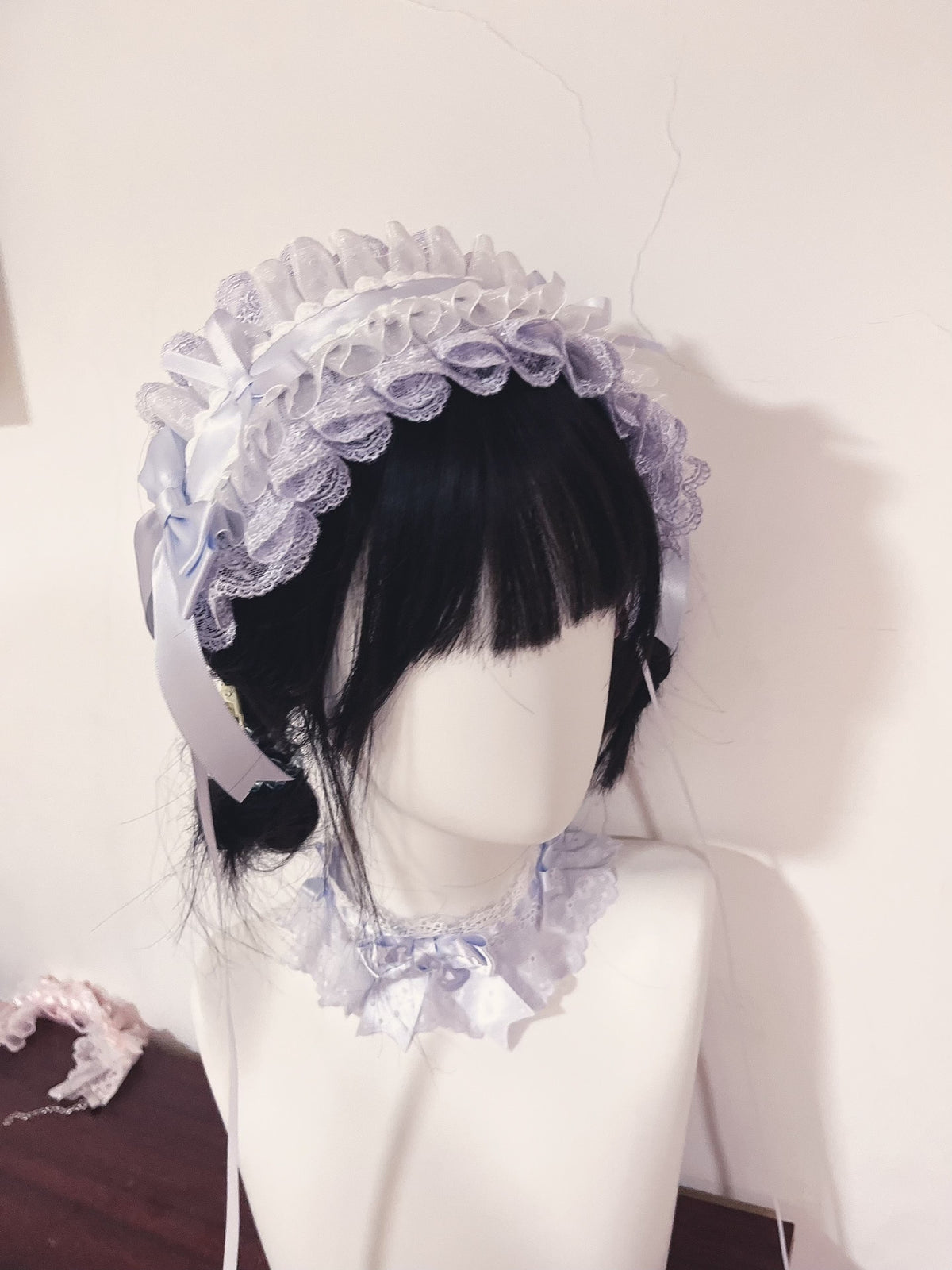 Purple Lolita Handmade Ruffled Headband