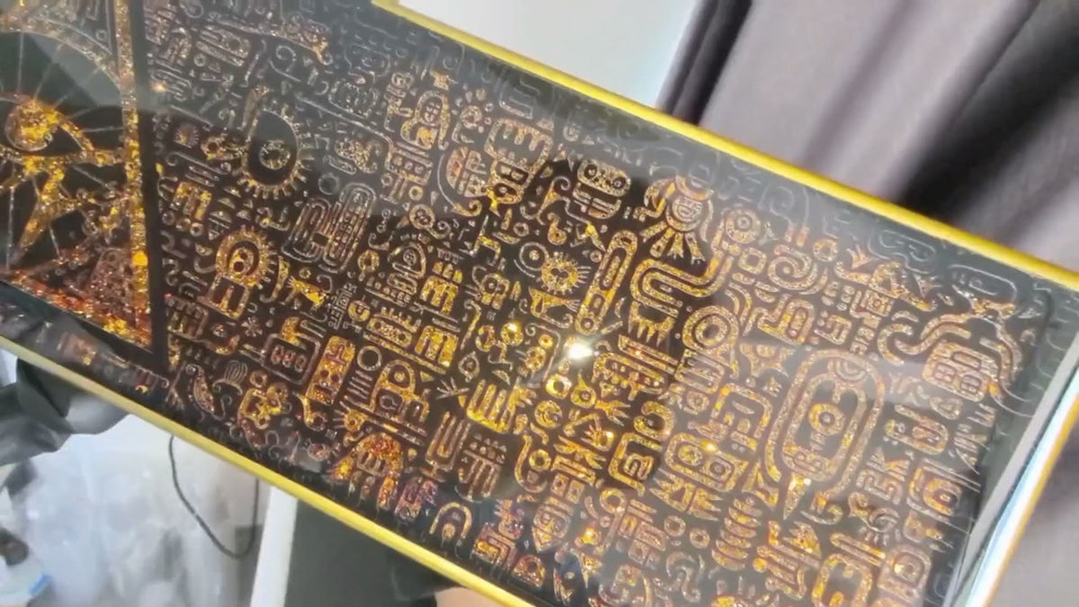 Egyptian Black Gold Keyboard Palm Rest
