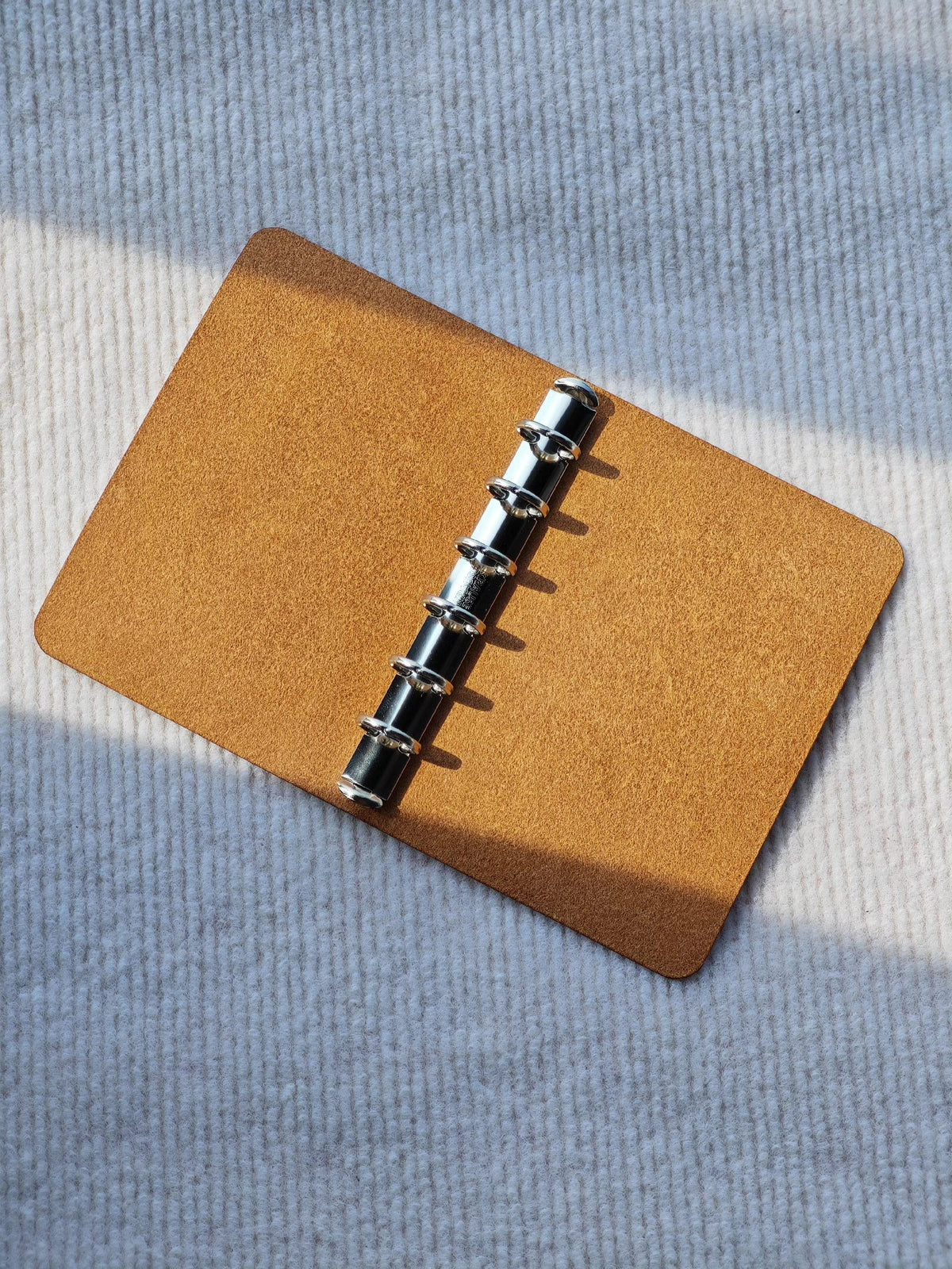 A7 Leather Planner Notebook Six Ring Binder