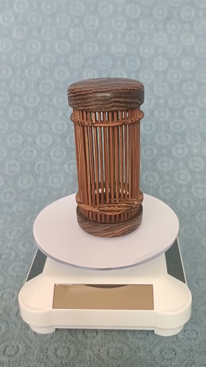 Bamboo Cricket Cage Sandalwood Cylinder