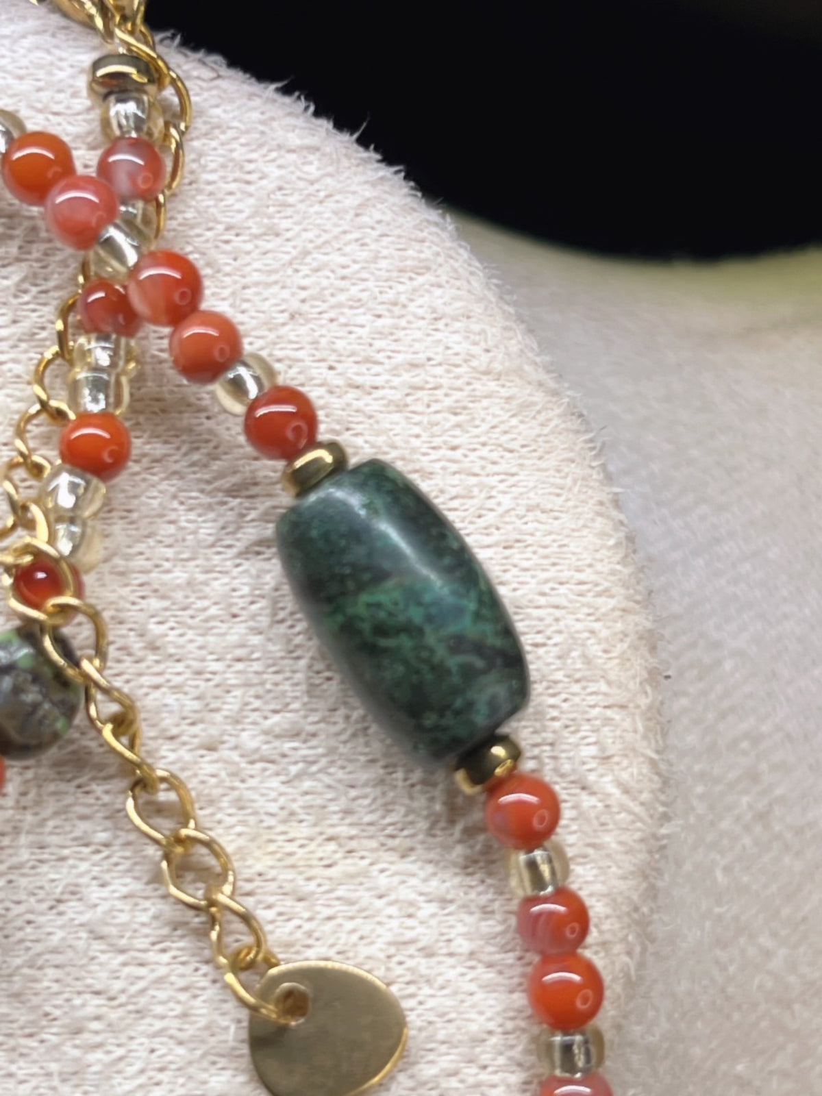 Natural Turquoise South Red Agate Necklace