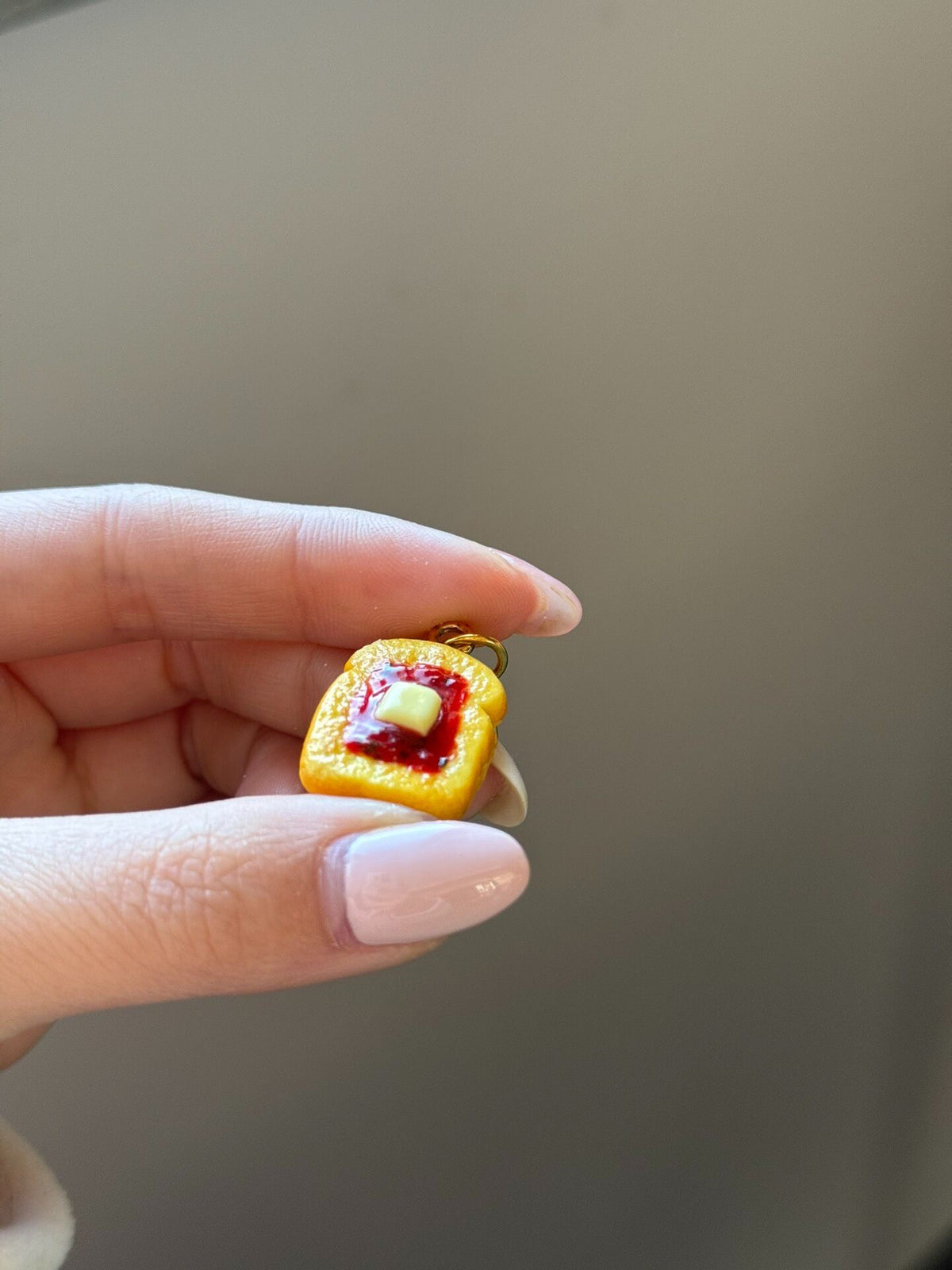 Toast Jam Butter Charm Pendant