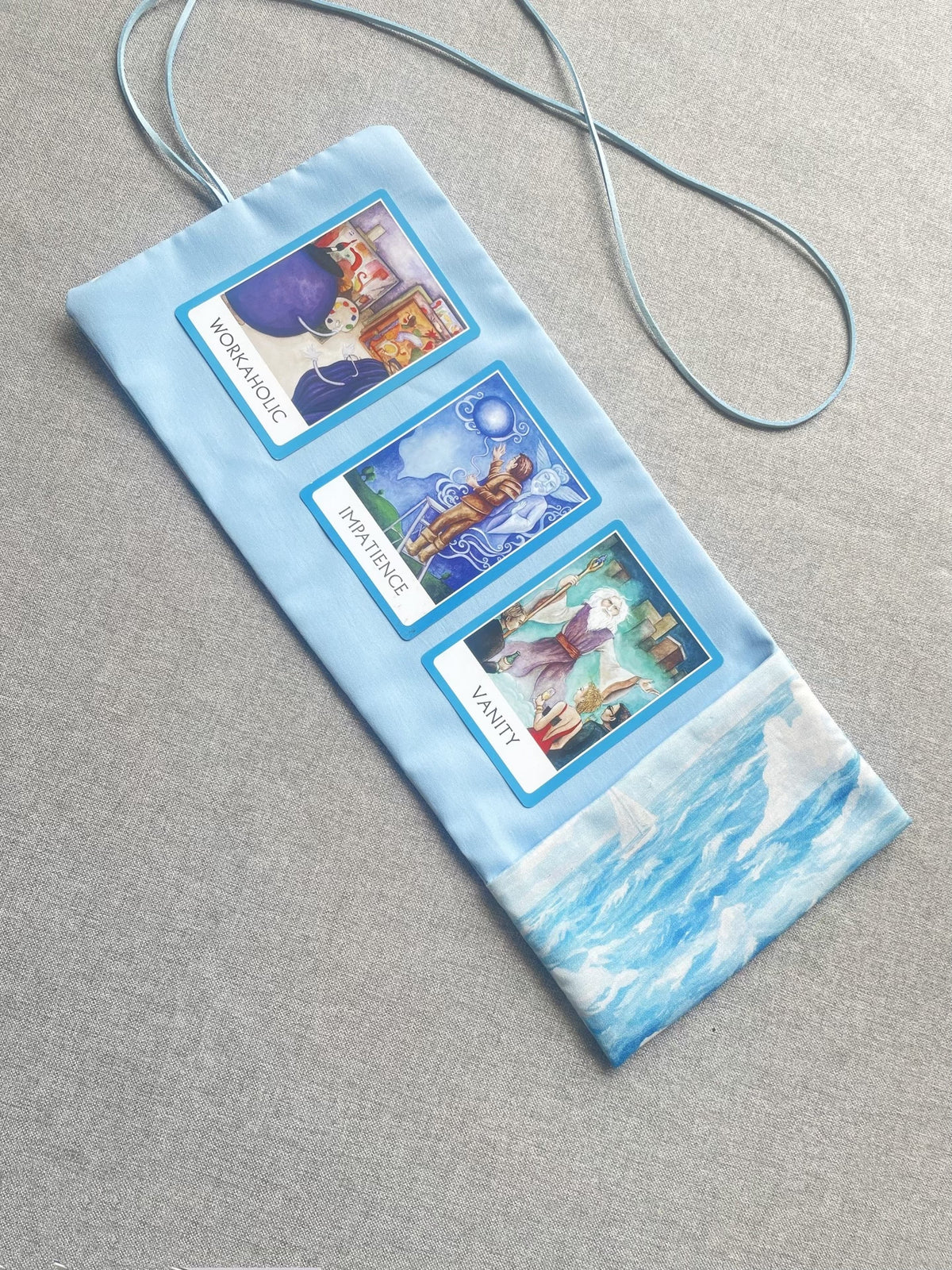 Saco de Algodão com Cordão para Tarot e Oráculo