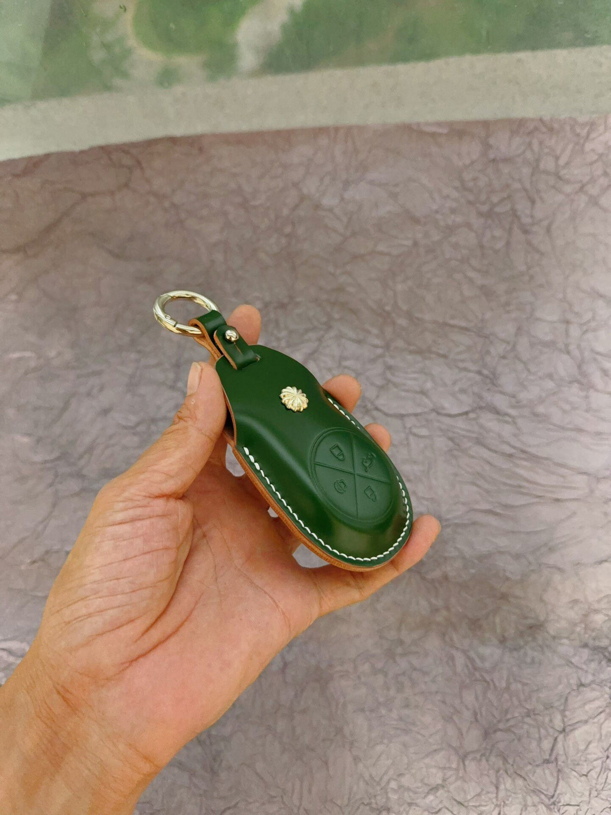 NIO Key Case Japanese Shell Cordovan