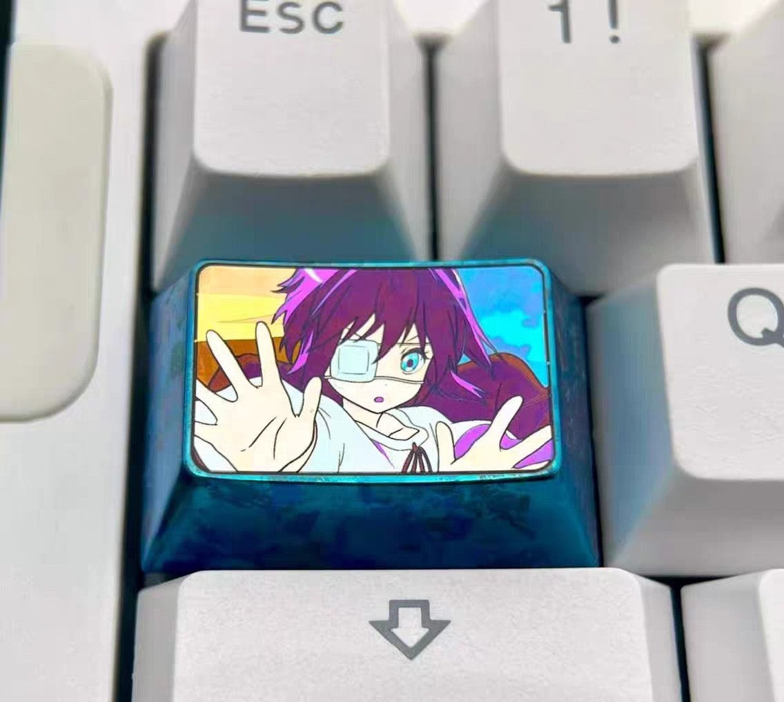 Rikka Takanashi 1.5u Titanium Alloy Keycap