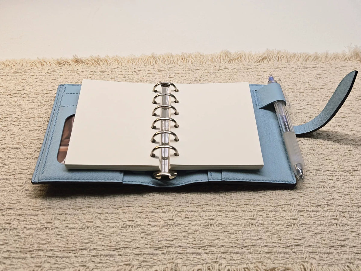 A7 Leather Planner with 20 Ring Binder