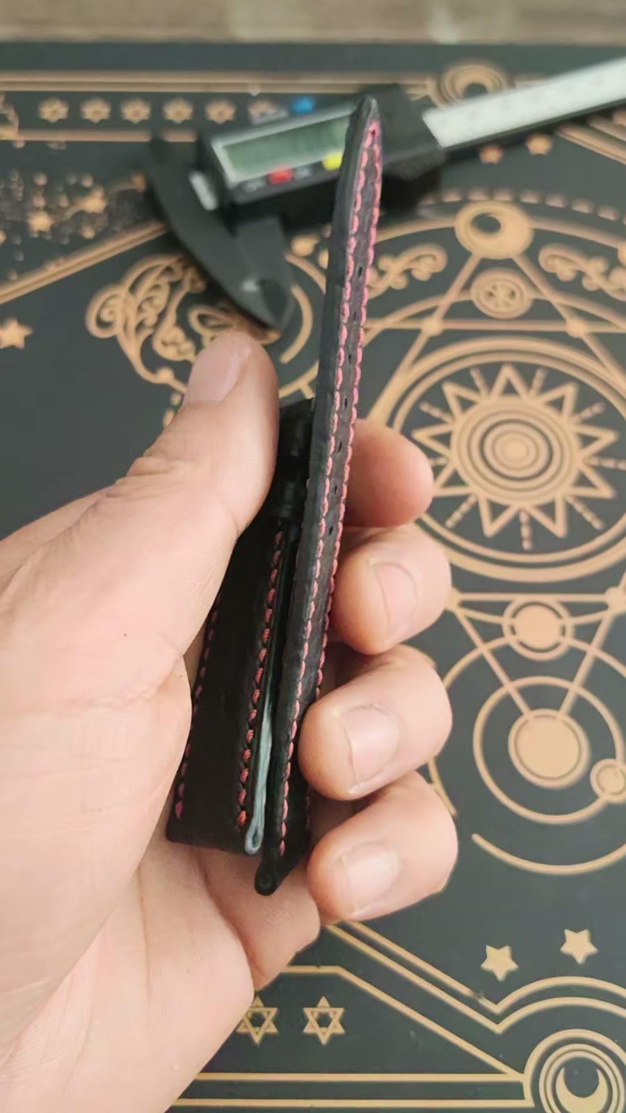 Handcrafted Seal Skin Leather Watch Strap