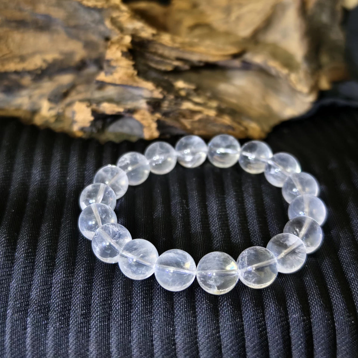 Pulsera de cuentas de cristal natural 11,7mm