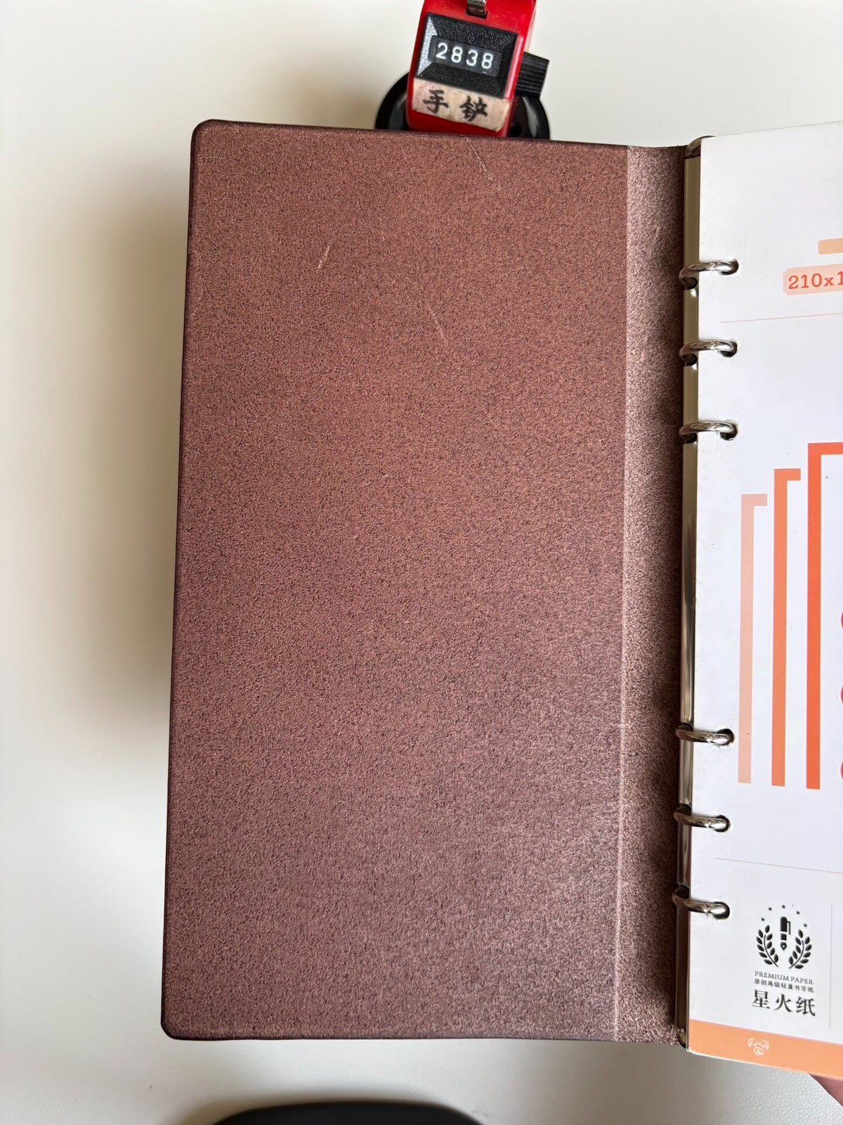Handmade A5 Leather Ring Binder Cover
