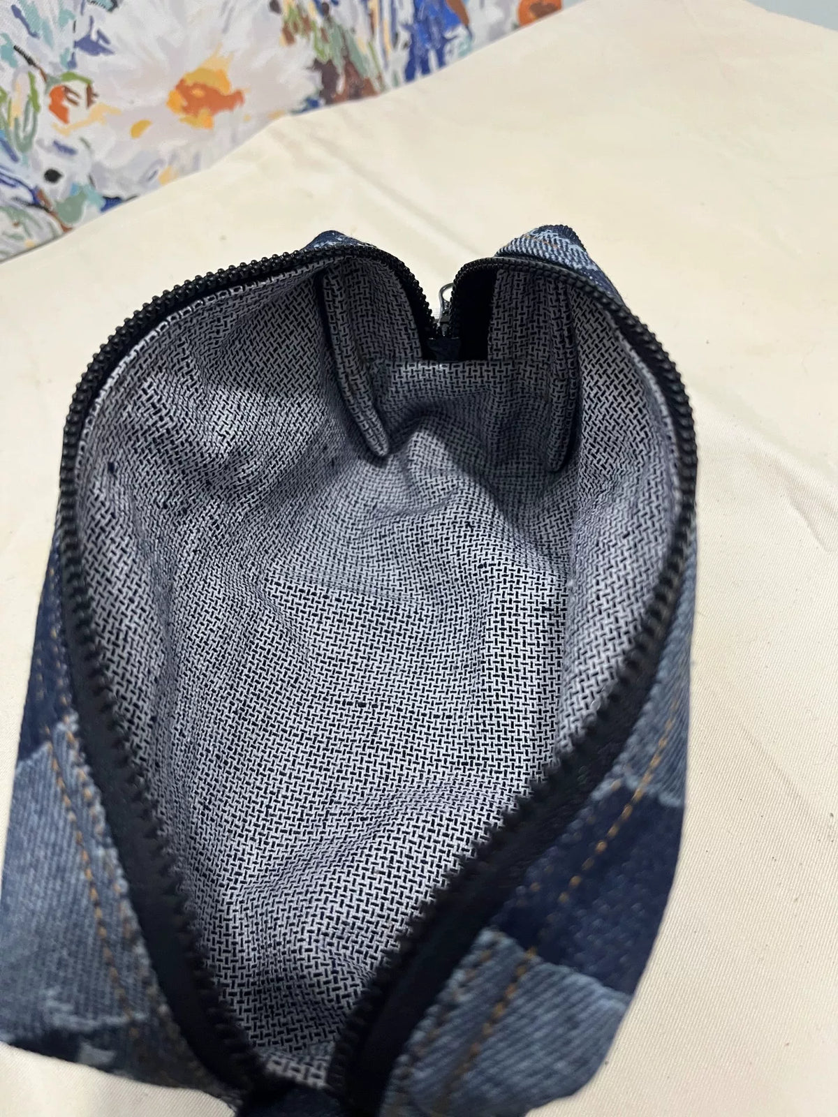 Unisex Patchwork Denim Makeupetas
