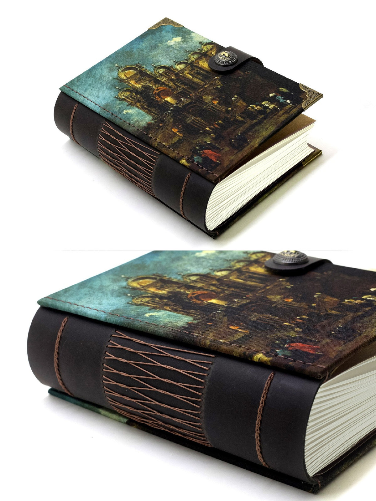 Cathedral Journal Handcrafted Leather Bound Notebook