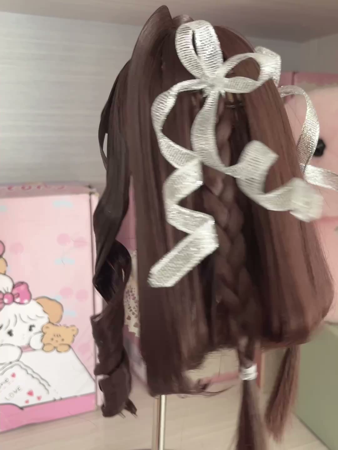 Espresso Brown Full Coverage Doll Wig
