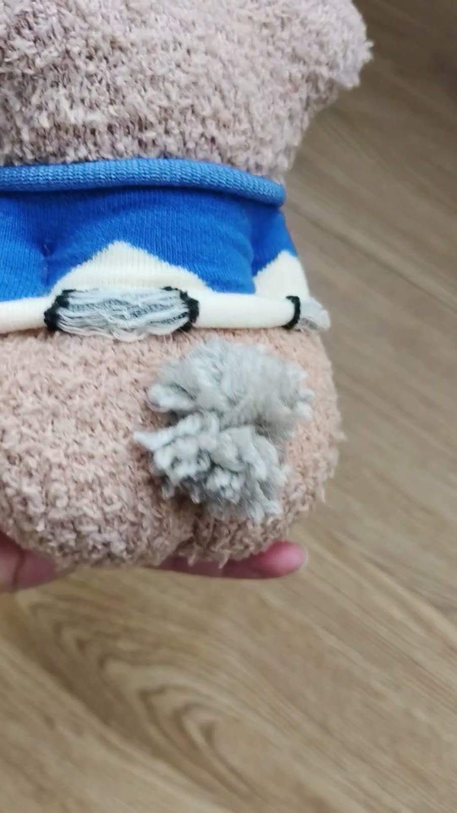ハンドメイド ソックドル 犬またはクマ 15cm