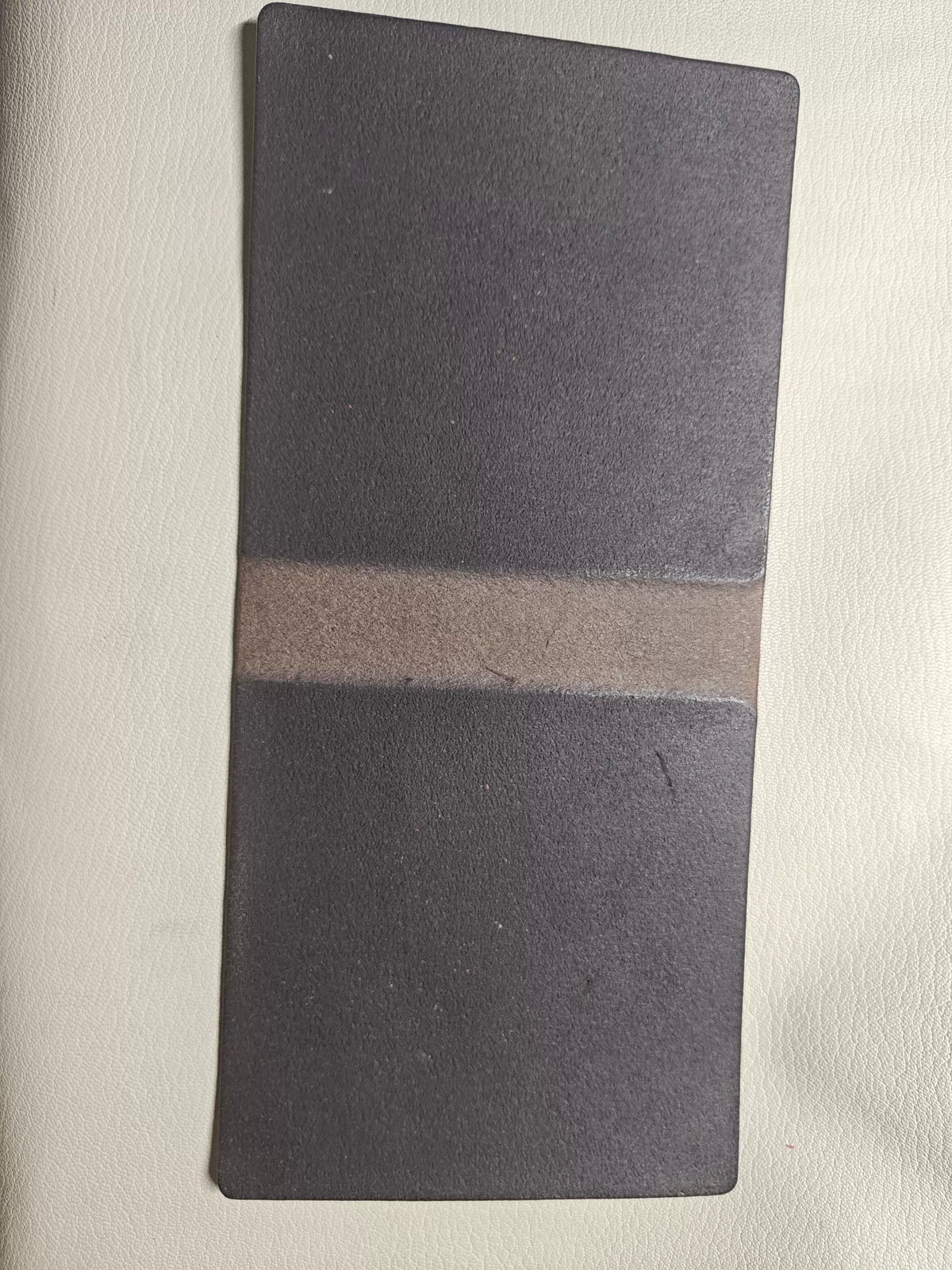 Couverture de semier M5 en cuir gris 13 anneaux