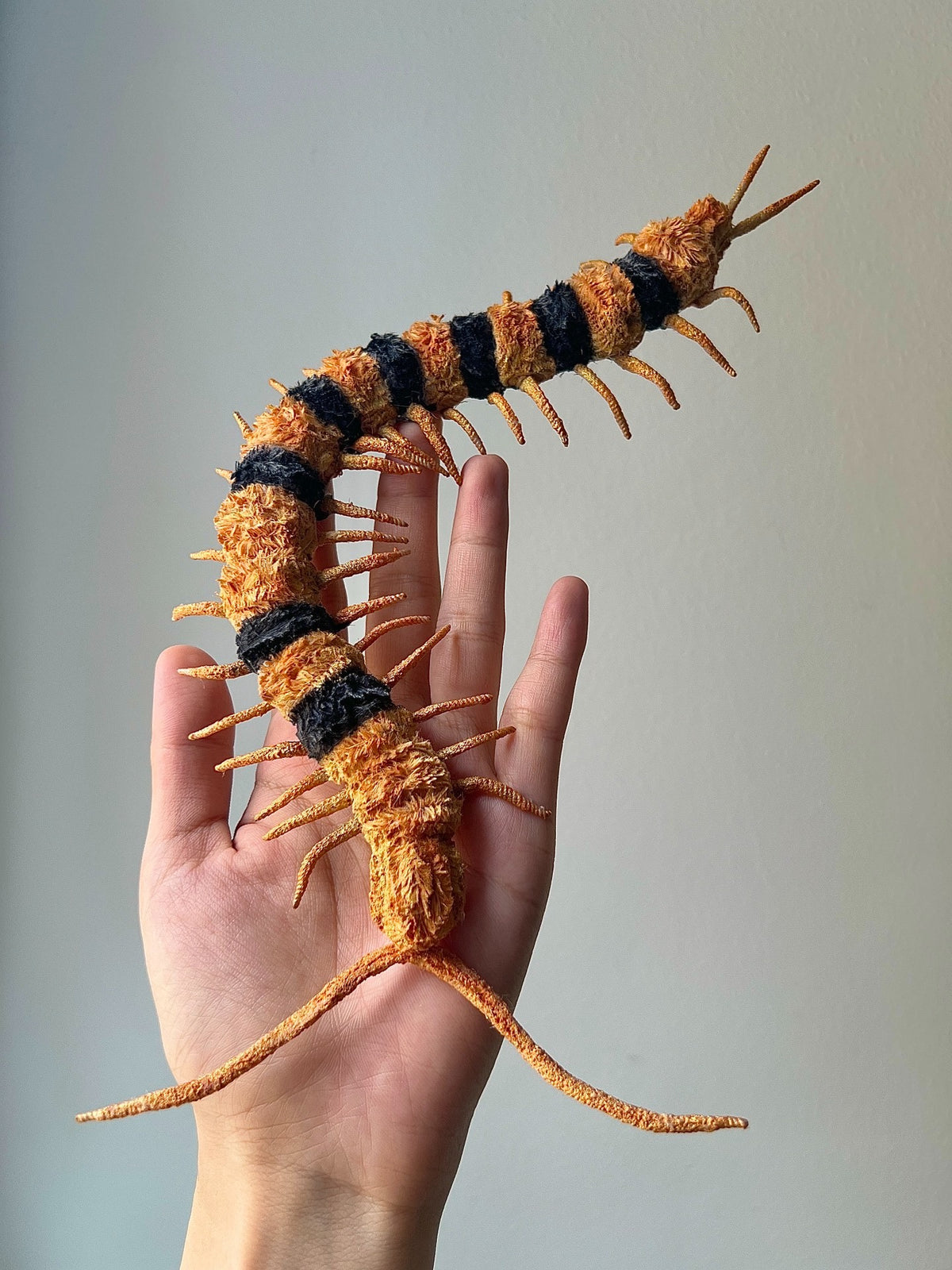 Handcrafted Wire Centipede Plush Toy