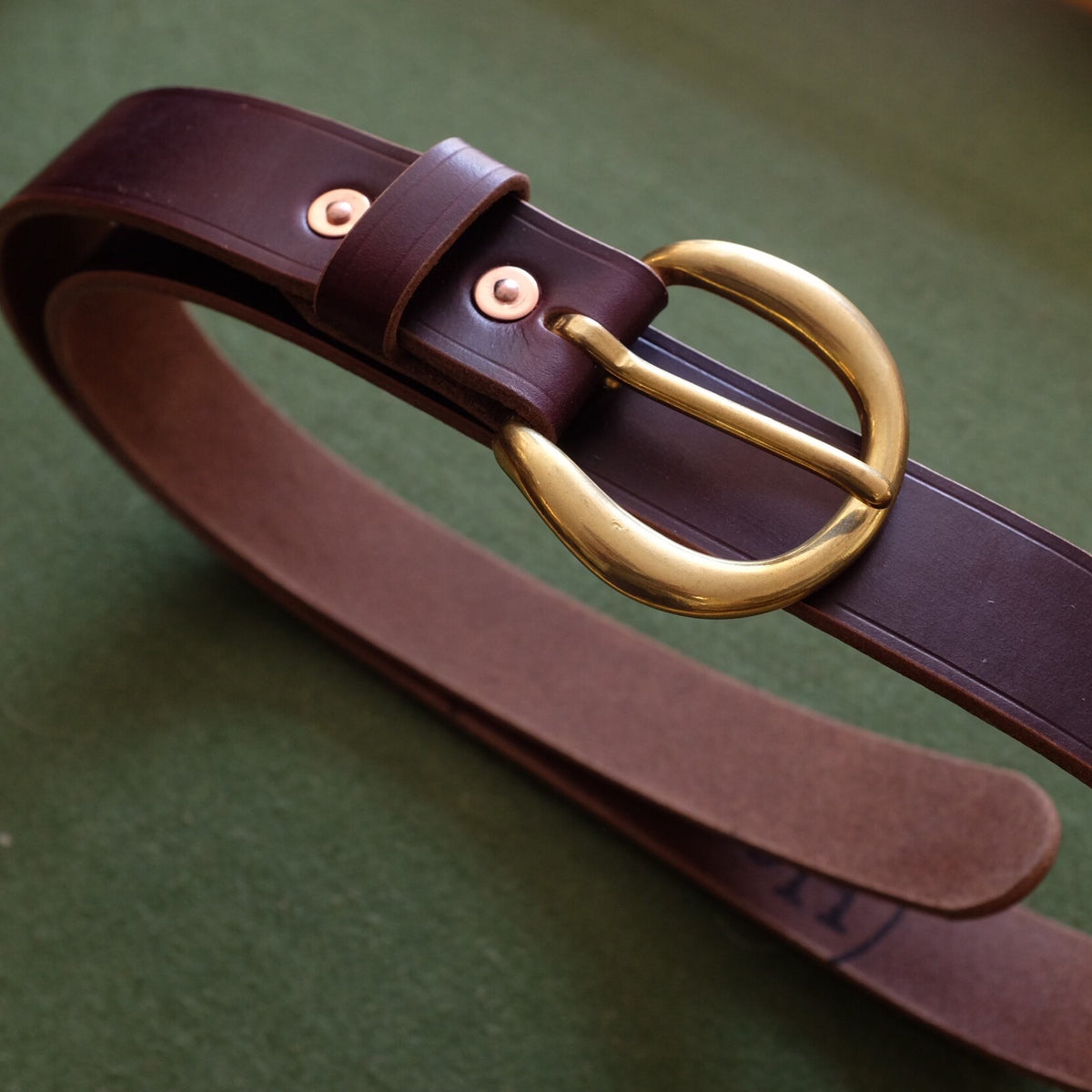 Belt with Solid Copper Buckle