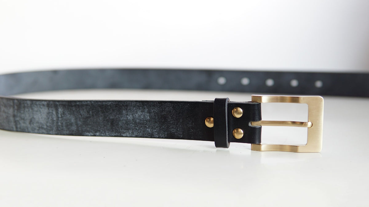 Handcrafted British Bridle Leather Belt