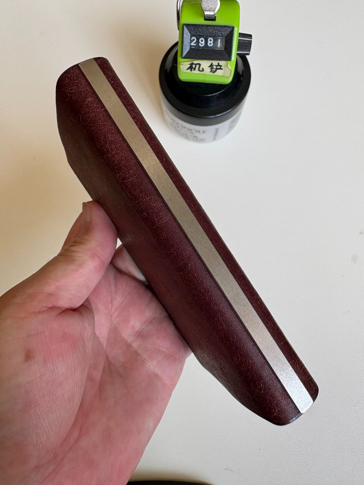 Pueblo Leather 6-Ring Binder Brown