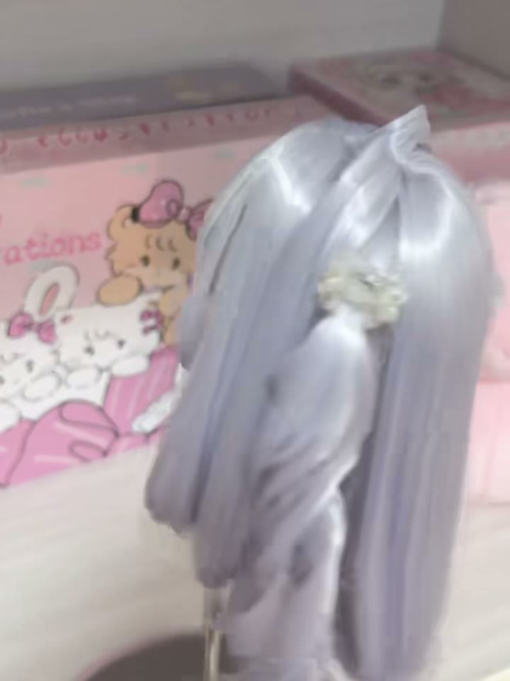 Doll Wig Twin Tails Pastel Pearl