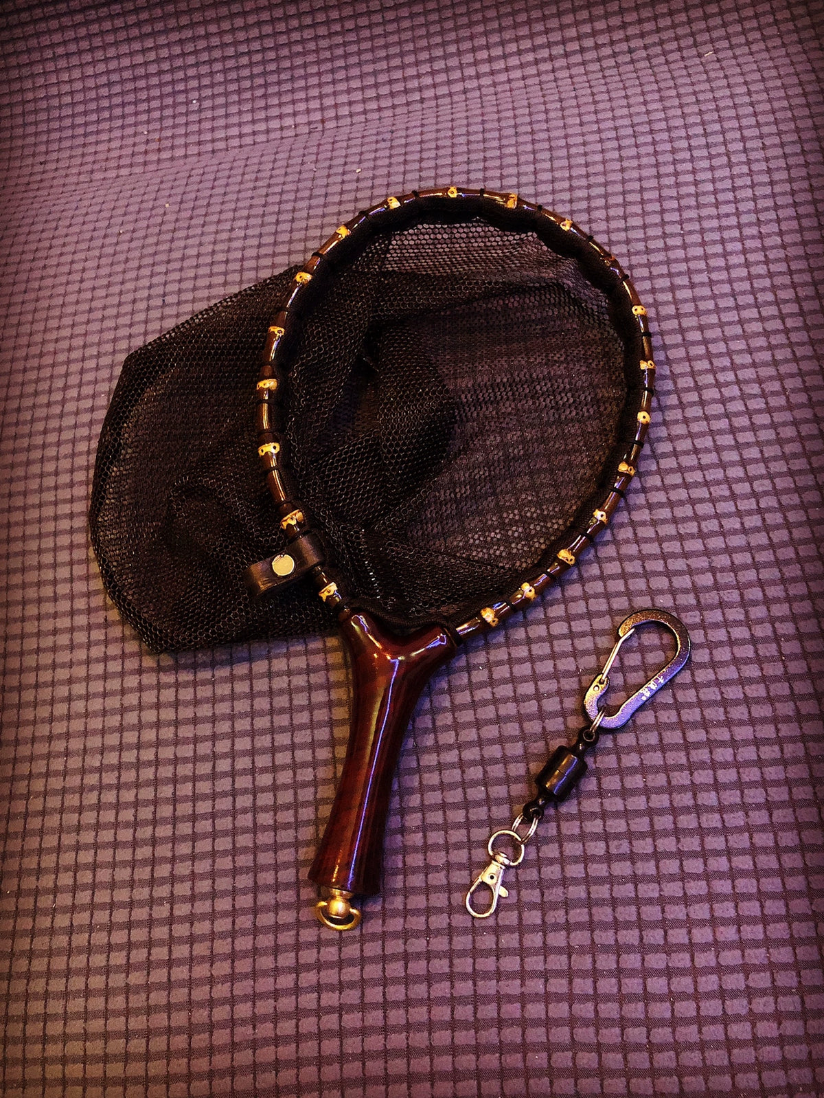 Purple Bamboo Stream Landing Net