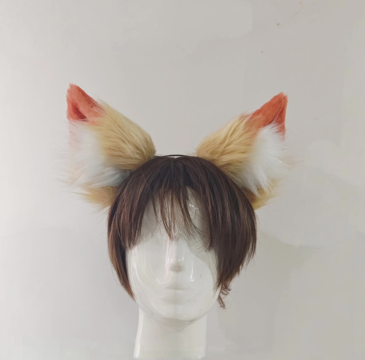 Orelhas de Raposa Cosplay Daji Pelagem Gradiente