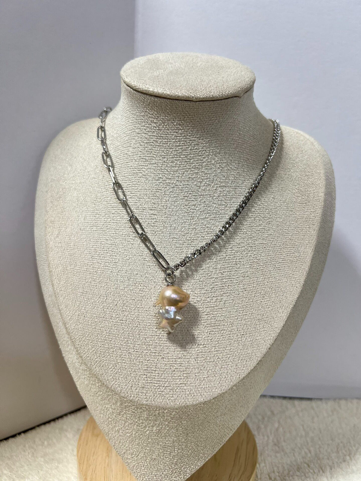 Star Pendant Dual Chain Necklace