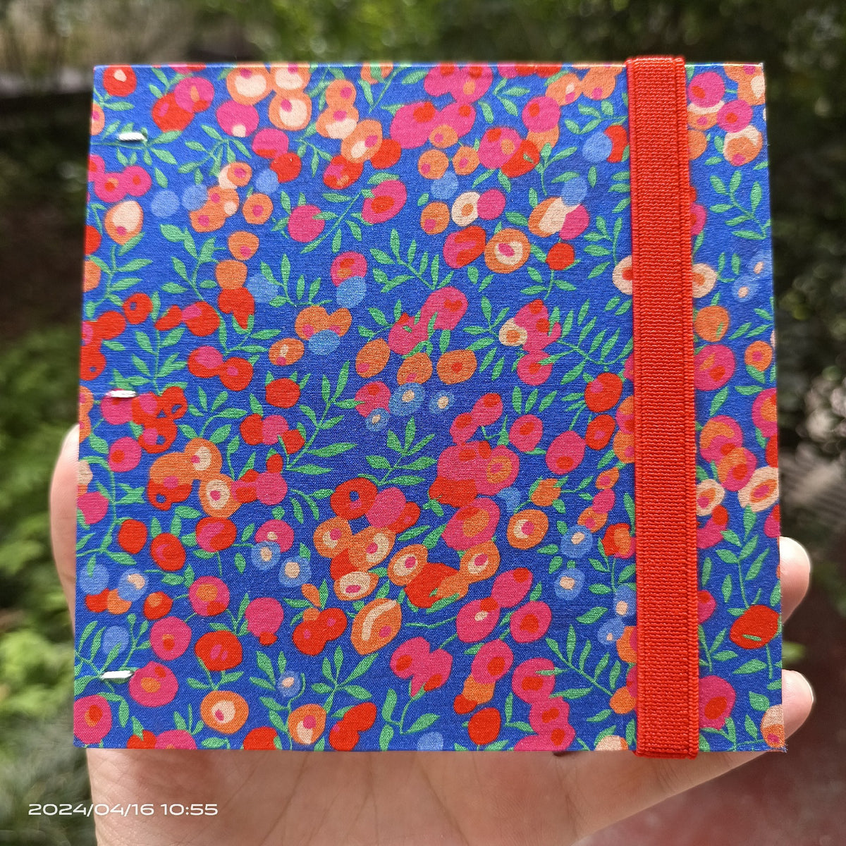 Handcrafted Watercolor Sketchbook Liberty Cotton Cover