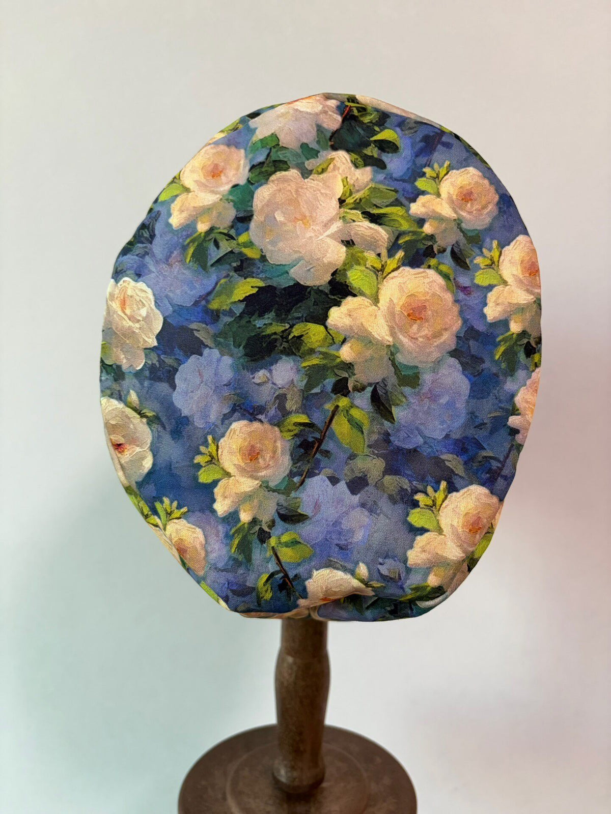 Oil Painting Floral Cotton Surgical Cap