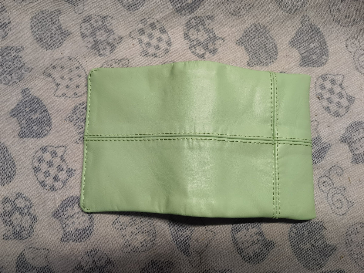 Mint Green Sheepskin M5 Ring Binder Cover