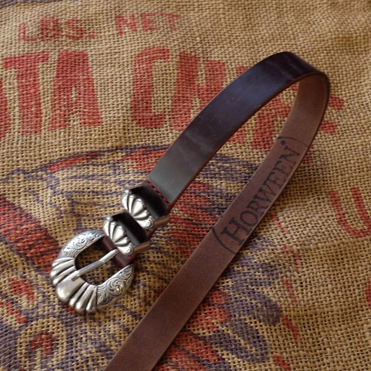 Vintage Leather Belt Set