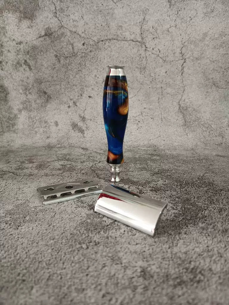 Handcrafted Resin Handle Double Edge Safety Razor